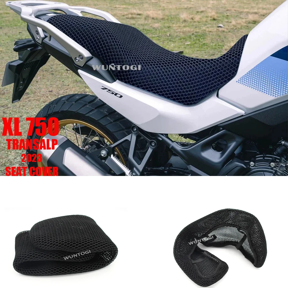 XL 750 Accessories Motorcycle Seat Cover For Honda XL750 Transalp 2023 Seat Cover Seat Protect Cushion 3D Airflow Seat Cover