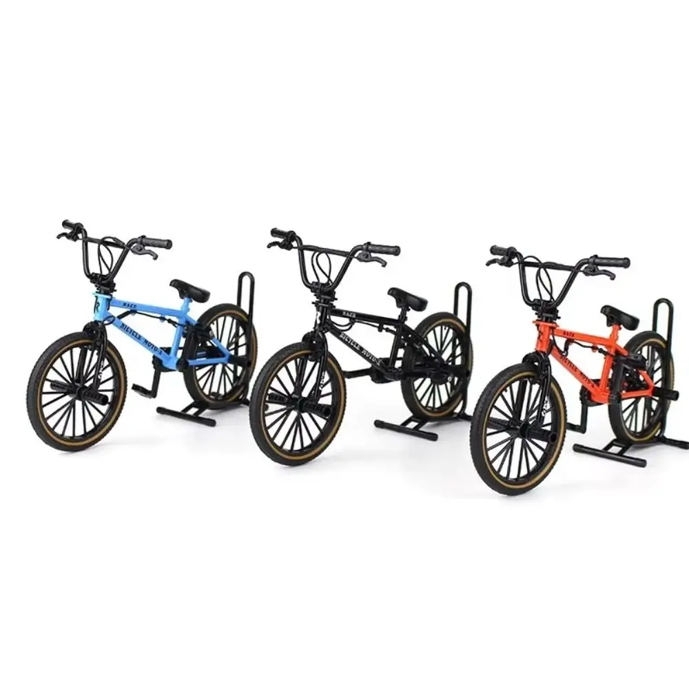 

Birthday Gift Parking Rack Bicycle Model Toy Stunt Bike Diecast Finger Mini Bike 1:8 Scale Decoration Simulation Bike Boys Gift