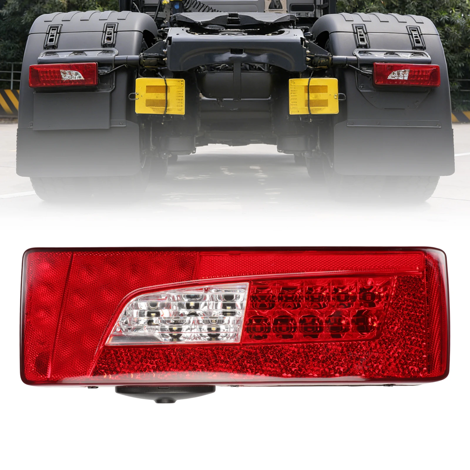 

7-Pin Rear Right Tail Light with Buzzer 2241859 2380954 2241860 Fit Scania L P G R S & P G R T Series Trucks 2004-2024