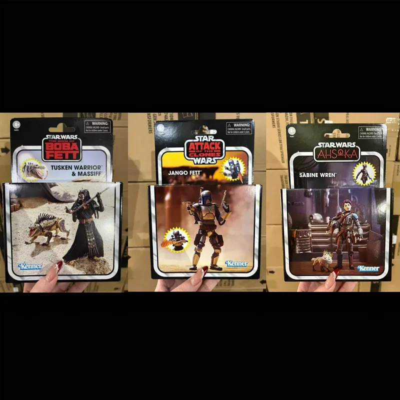 

[В наличии] Подлинная аниме-игрушка «Звездные войны» Sabine Wren Jango Fett 3,75 дюйма, новая модель, коллекция игрушек, подарок для мальчика