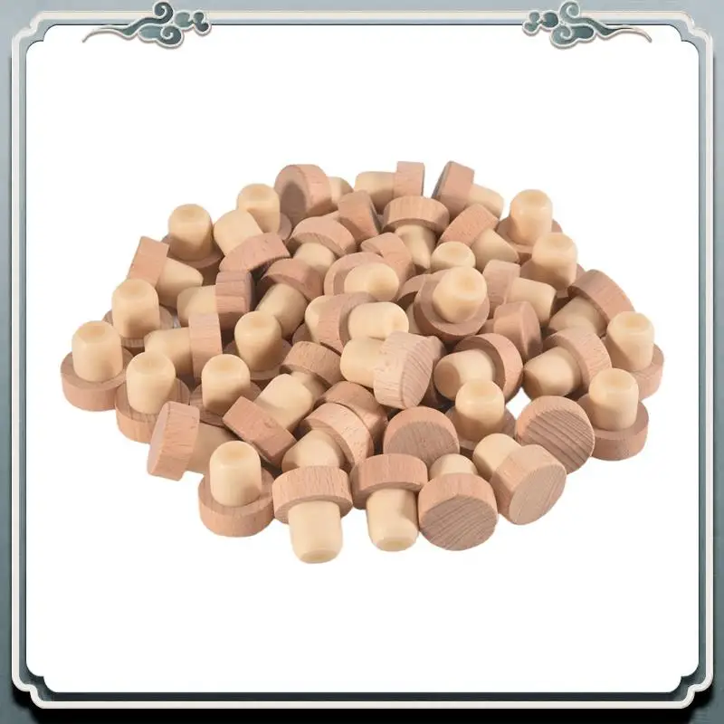 Durable 50 piezas botella de vino corcho tapones de corcho en forma de T confiable para vino corcho tapón de vino corchos de vino reutilizables vino de madera y caucho