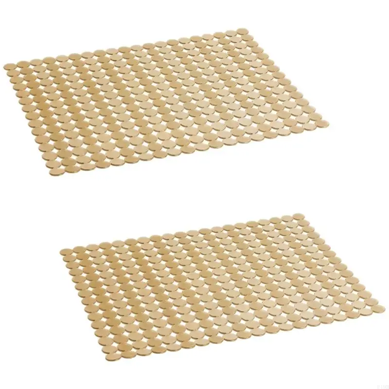 F19B 5mm Thick PVC Sink Cover Mats Prevents Utensils From Slipping 40x30 Sink Liners