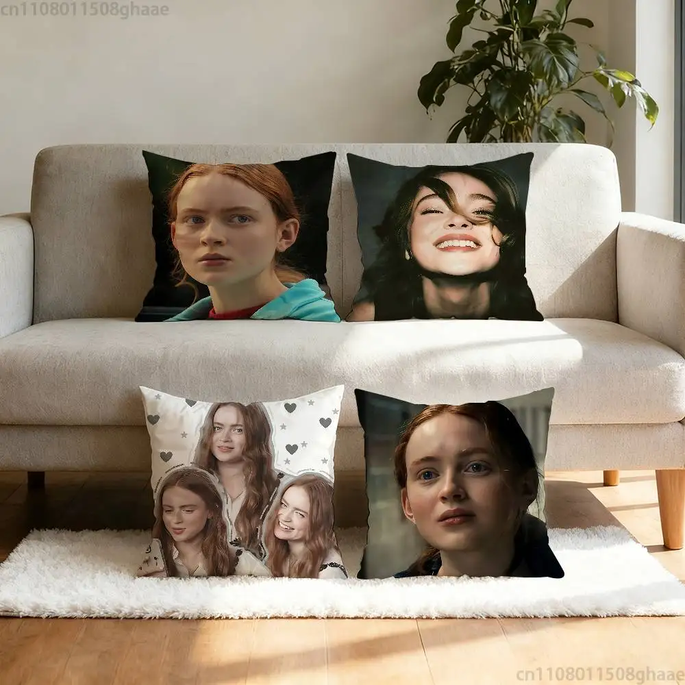 

Sadie Sink Stranger pillowcase casual style decoration, suitable for home decoration (excluding pillow core)