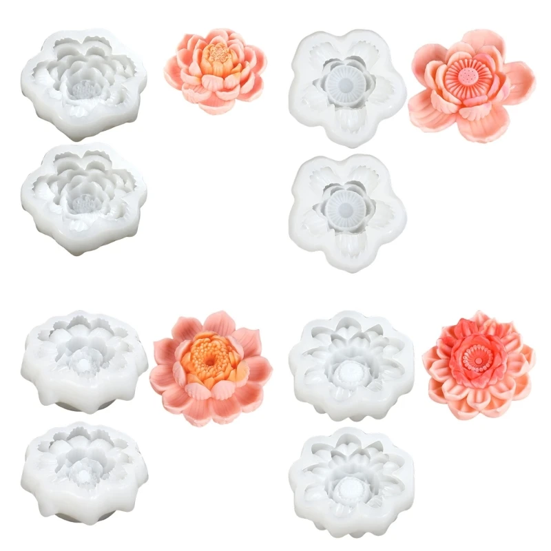 

Easy Demold Flower Silicone Cake Making Molds for Home Professional