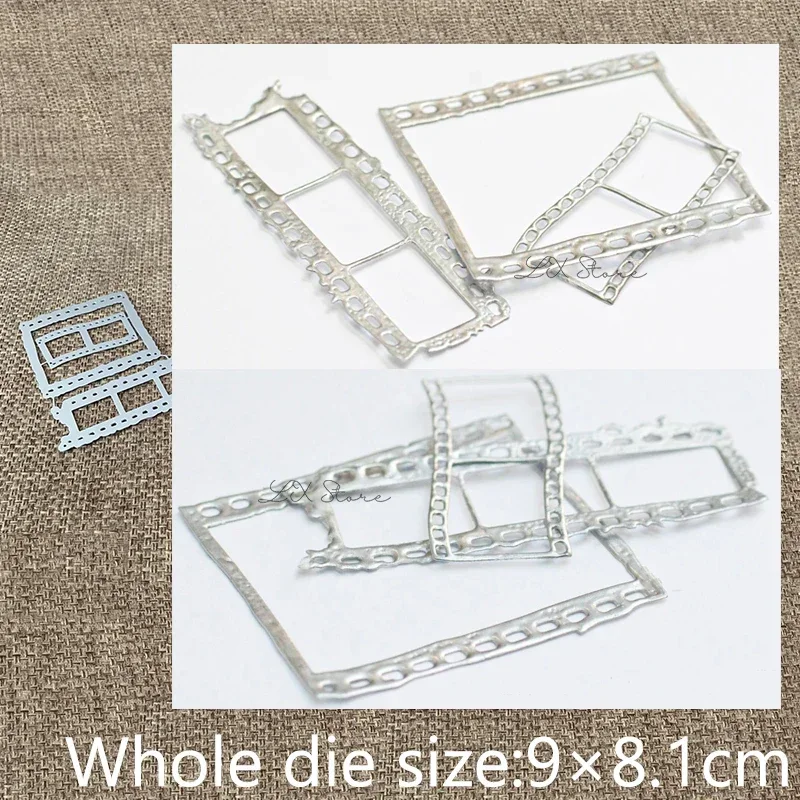 

Новый дизайн, металлические трафареты для вырезания, 3 шт., для декоративной вырезки из пленки, для скрапбукинга, для альбомов, для тиснения на бумаге и карточках