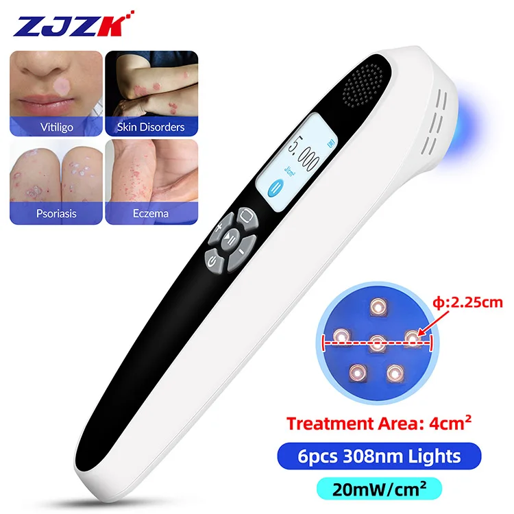 2026 Vitiligo Psoriasis Eczema Treatment Device 308nm Excimer Laser UVB Light Therapy for Lip Vitiligo Repair