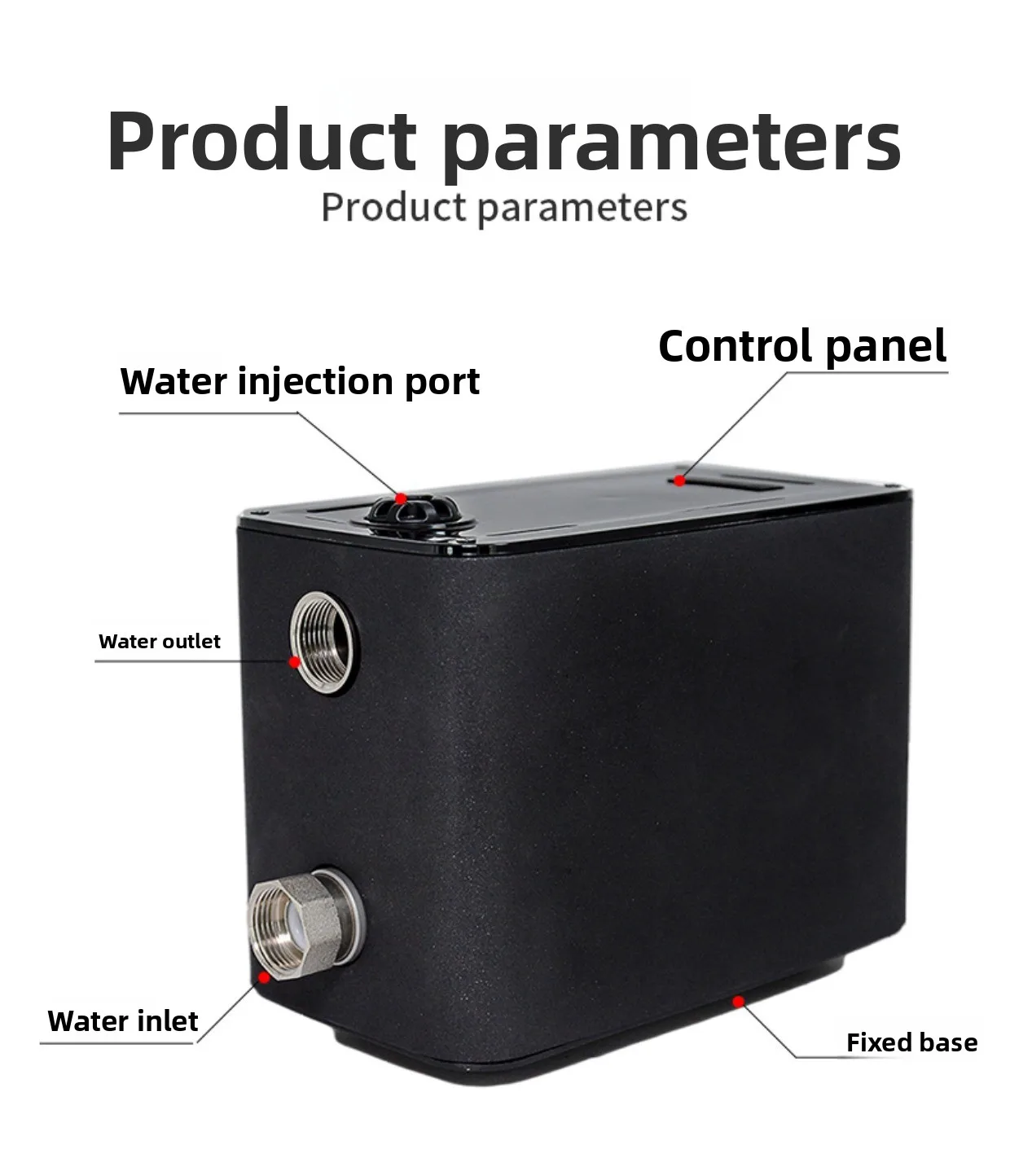 S2-30 Permanent Magnet Variable Frequency Booster Pump Silent Auto Self-Priming Home