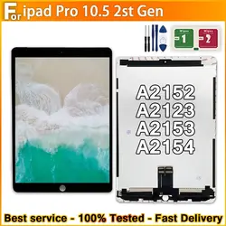 For iPad Air 3 Pro 10.5 2nd Gen 2019 A2123 A2152 A2153 A2154 LCD Display Touch Screen Digitizer Replacement 100% Test