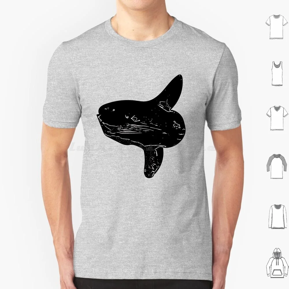 Mola Mola Ocean Sunfish Black Design T Shirt Cotton Men Women DIY Print Mola Mola Mola Mola De Panama Panama Fish Ocean Sunfish