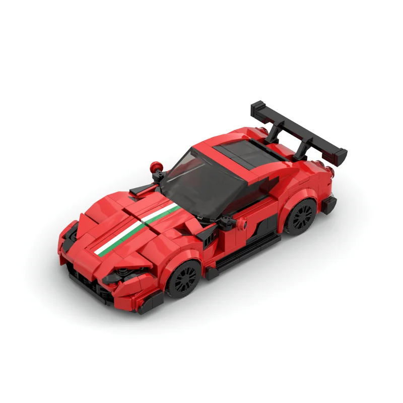 MOC Car Building Block InhawBrick Technical Sport Speed Racing GTS  Adults Brick Sets Model Collection Toys Gifts Children