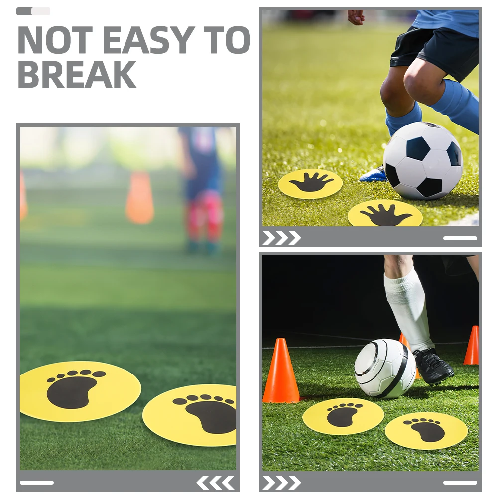 

4 Pcs Floor Markers Landmark Mat Soccer Pad Spot Sign for Football Drill Equipment