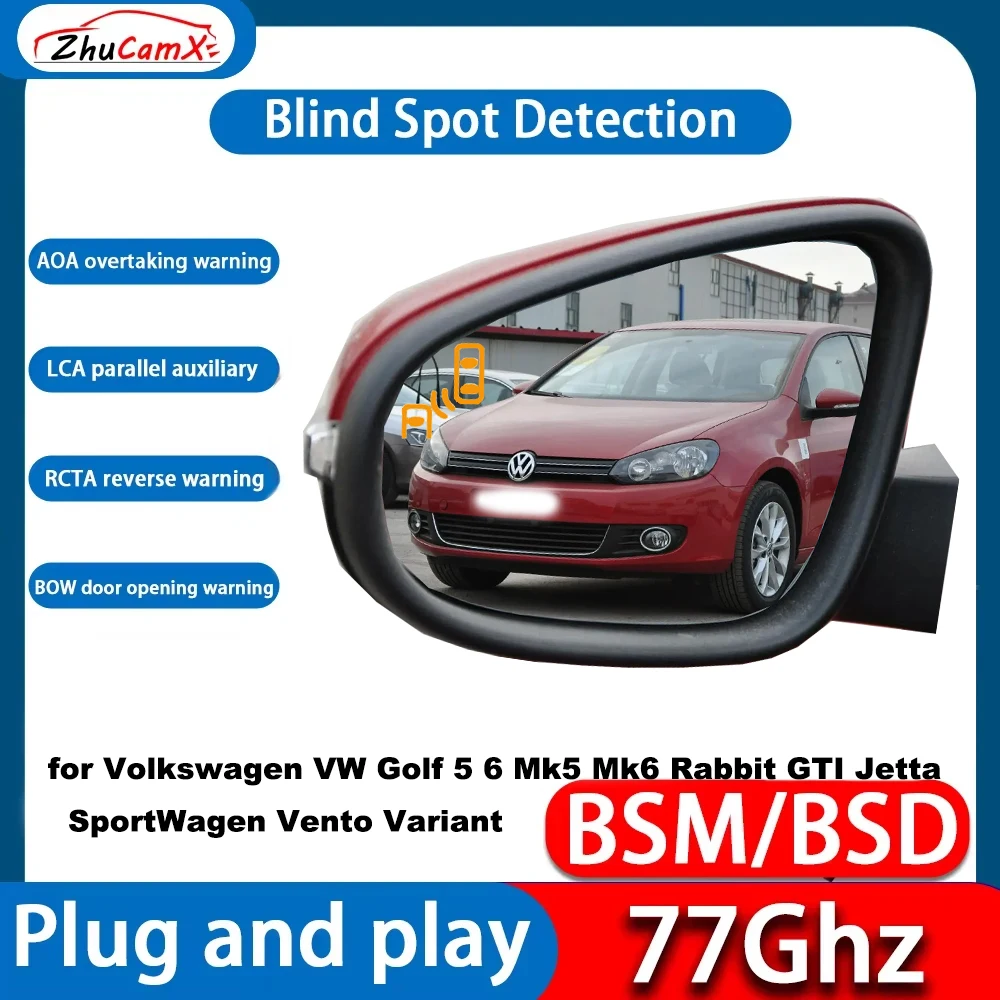 Sistema OEM de Detección de Punto Ciego con Asistencia Lateral para Volkswagen VW Golf 5 6 Mk5 Mk6 Rabbit GTI Jetta SportWagen Vento Variant