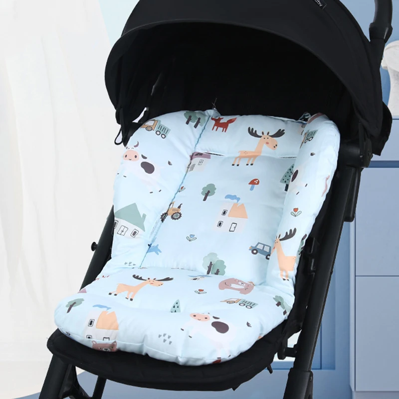 Baby Kids Highchair Cushion Pad Mat Booster Seats Cushion Pad Mat Feeding Chair Cushions Pad Stroller Cushion Mat Cotton