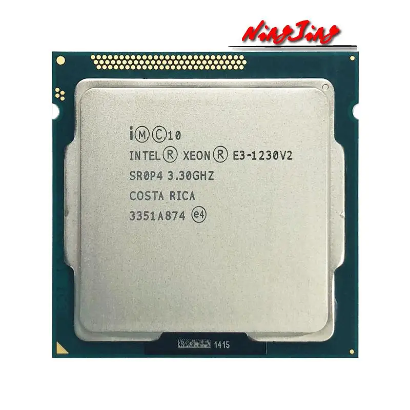 Top Intel Xeon E3-1230 v2 E3 1230v2 E3 1230 v2 3.3 GHz Quad-Core CPU Processor 8M 69W LGA 1155