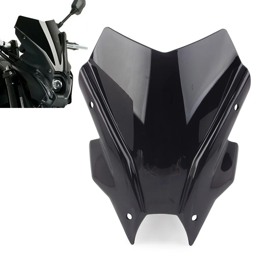 

Black Wind Screen Shield Deflector For YAMAHA MT-09 FZ-09 2021 2022 Motorcycle Sports Windshield Visor