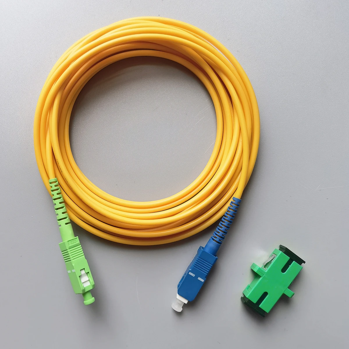 光ファイバーパッチケーブル SC/APC-SC/UPC LSZH/PVC G657A1/G652D 屋内 FTTR 光ジャンパーケーブル延長コード高品質
