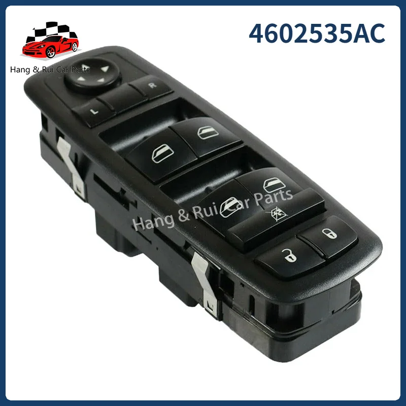 4602535AC Car Power Window Master Switch Button  0+3 Pins For Dodge Caravan Grand Caravan 2006-2010 Journey 2009-2014 Front Left