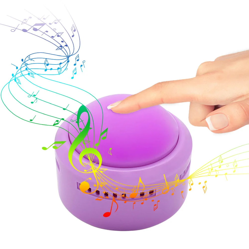 Recordable Talking Button Child Interactive toy Phonograph Answer Buzzers Portable Recording Sound Button Party Noise Makers