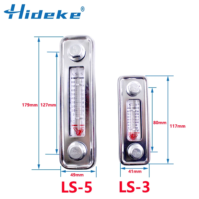 Hydraulic System Accessories Measurement Tool LS-3 LS-5 liquid level oil gauge, Tank,Dipstick, boltgs center distance 80/127MM