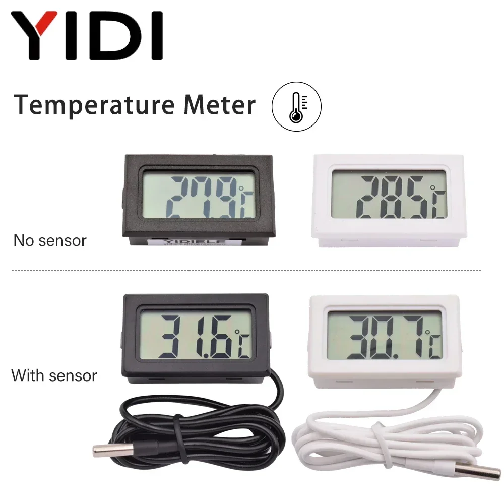 Mini Digital SquareThermo Hygrometer Thermometer Probe Tester Indoor Temperature Humidity Meter Sensor Instrument Gauge Detector