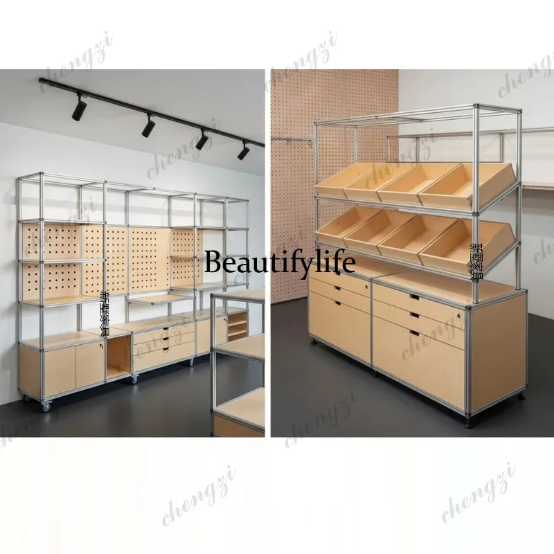 Product Cabinet Creative Store Nakajima Display Cabinet Upper Wall Display Cabinet Birch Shelf