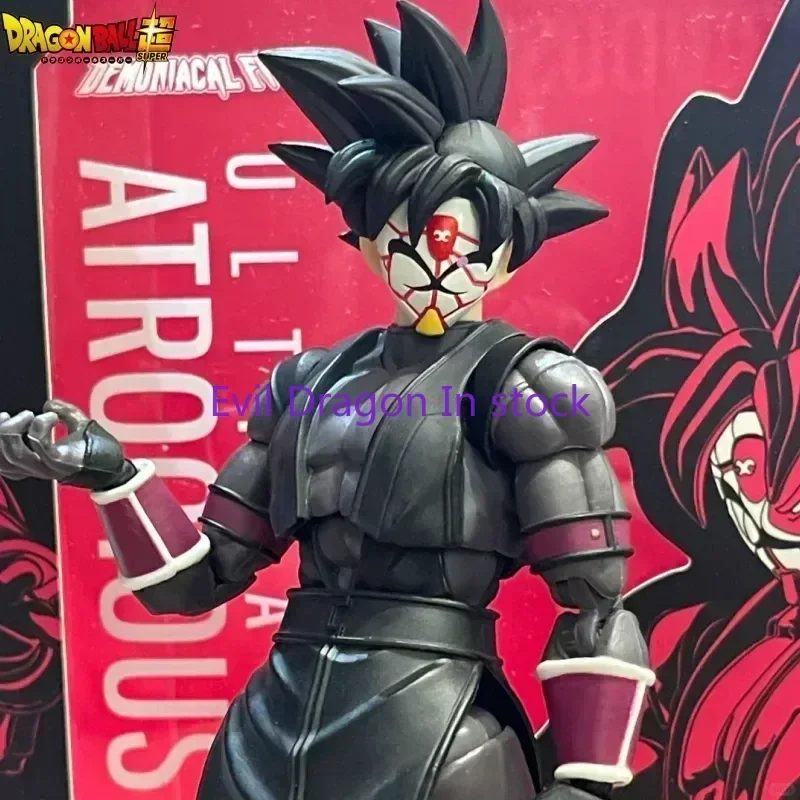 In Stock Original Devil Fit Dragon Ball S.h.figuarts Shf Ultimate Atrocious Black Goku Zamasu Action Figure Anime Model Toy Gift