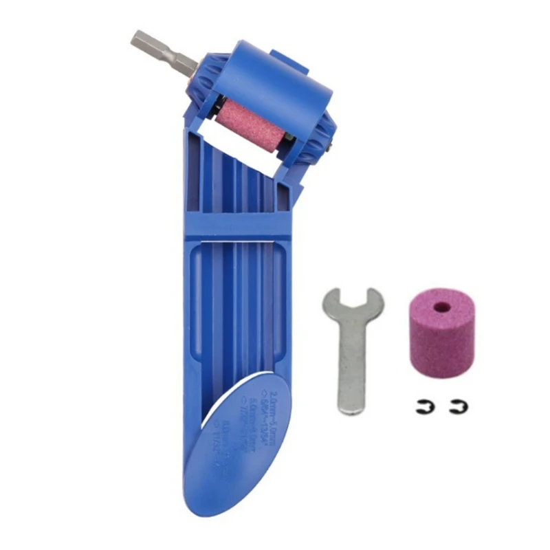 Drill Bit Sharpening with Grinder Wrench and Stone for Easy Use in Workshop Dropship