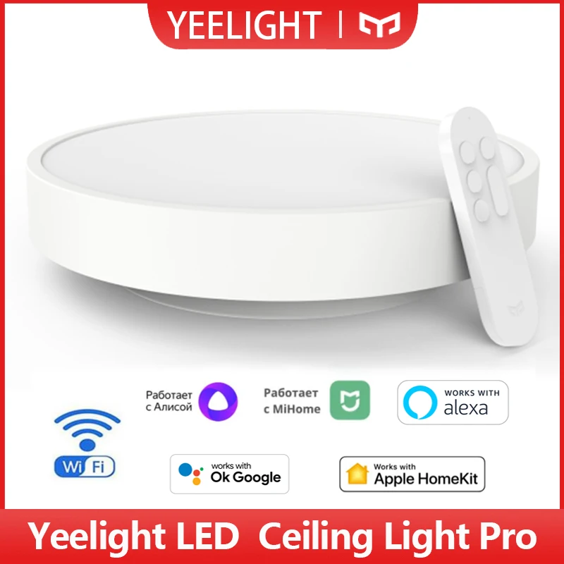 

Yeelight Smart LED Ceiling Light PRO C320 Global Edition Wifi connection 2700-6500K voice control suitable For Homekit Mi home