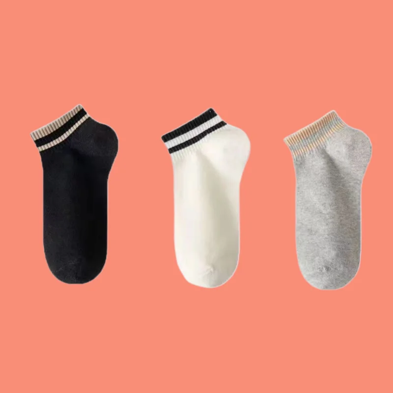 Chaussettes fines en pur coton pour femmes et filles, absorbant la transpiration, respirantes, haute qualité, automne, nouveau, 5/10 paires, 2024