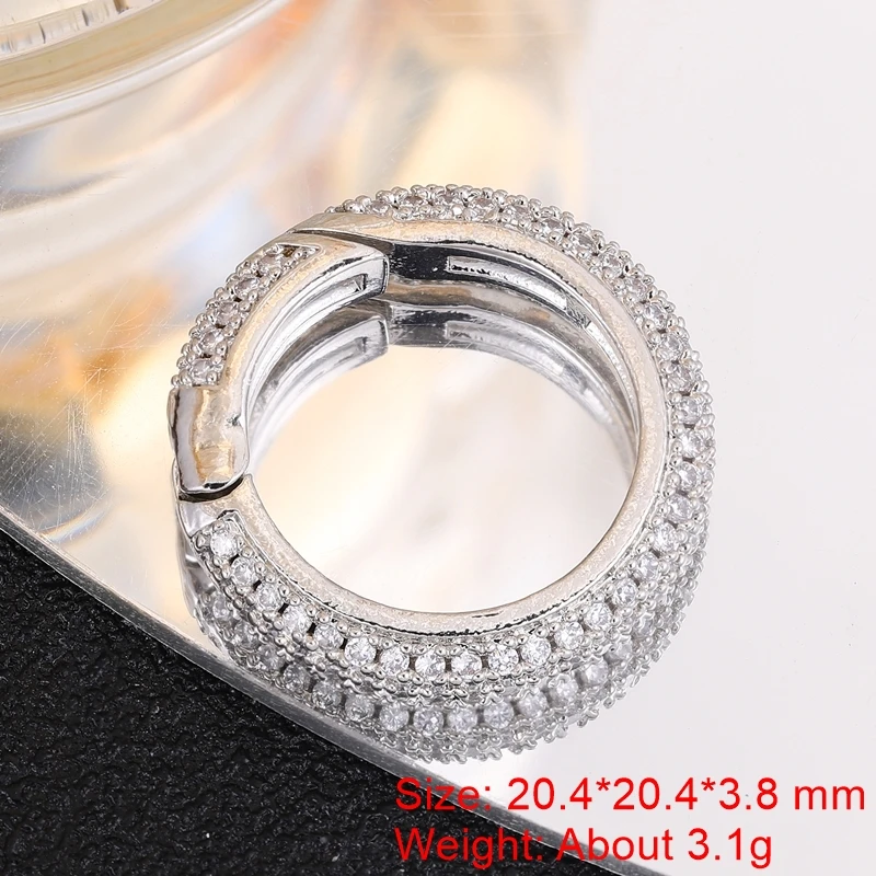 Juya DIY Hängeketten Anhänger Schmuckherstellung Zubehör Handgefertigte kreative Karabiner Spiralschlösser Schraube Medaillon Verschlüsse Zubehör