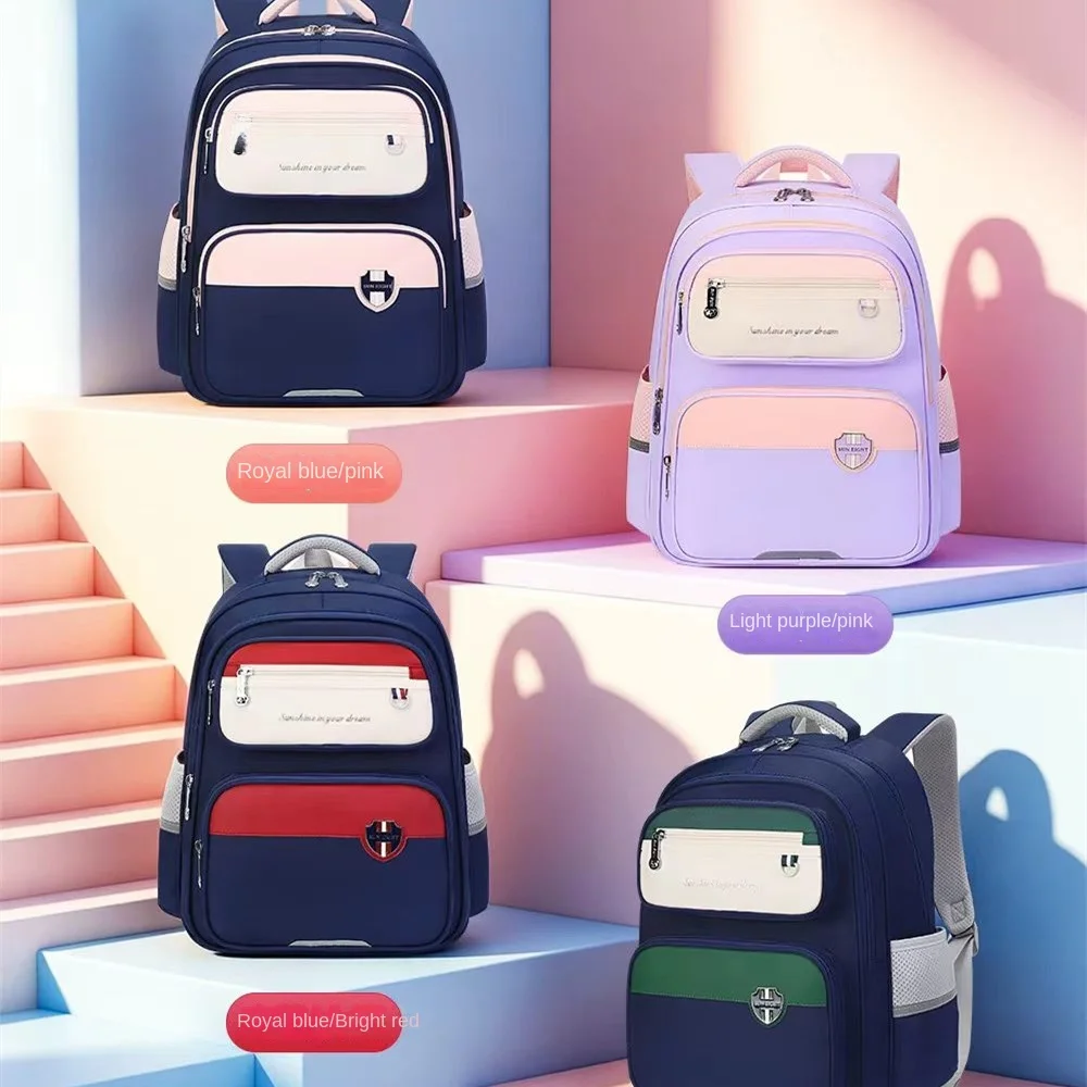 Sun Eight School Bag Boy Girl Mochila Escolar Primary Student Shoulder Orthopedic Backpack Water Proof Light Large Capacity