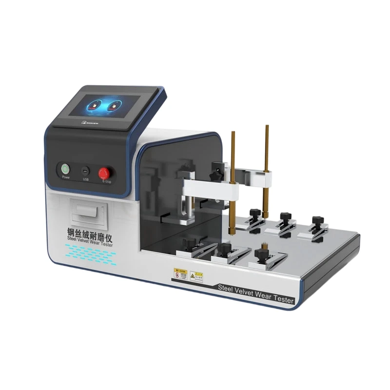ASTM F2496 ISO 1518 Steel Velvet Wear Test Machine Alco hol Abrasion Tester Non-conductive Coatings Wear Resistance Test Device