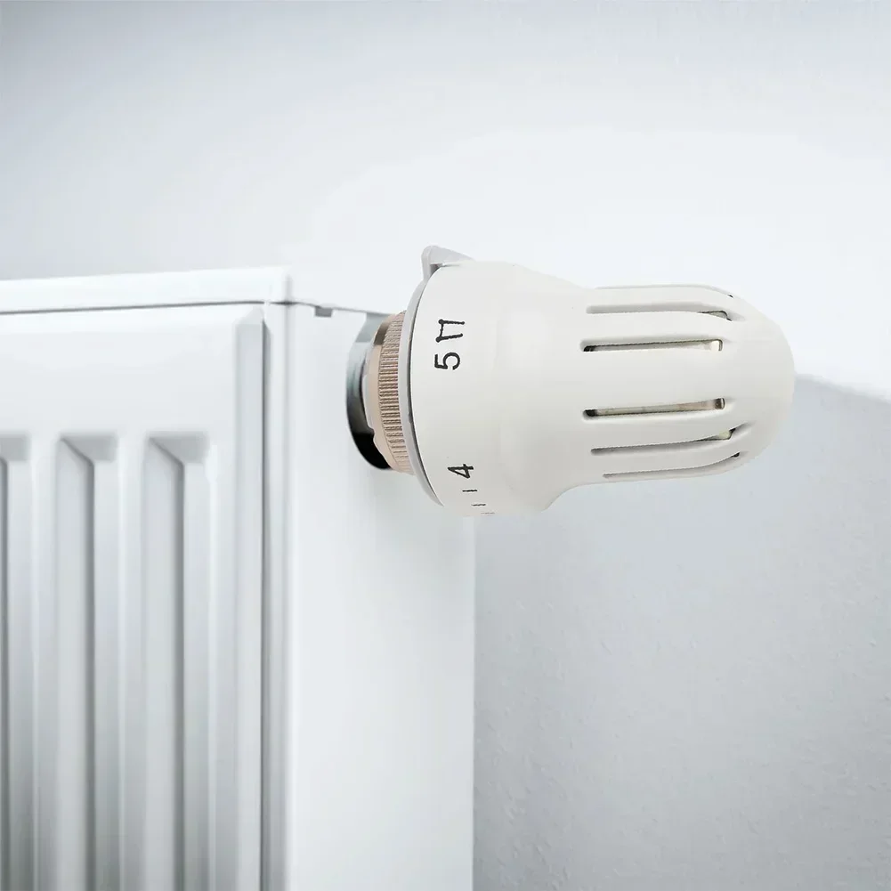 Water Floor Heating Radiator Valve Head M30 1 5 with Frost Protection and Five Adjustable Temperature Settings