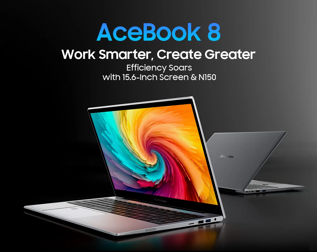 Blackview AceBook 8 Laptop, 15,6 Zoll, Intel-Prozessor N150, 16 GB RAM, 512 GB SSD + Erweiterung auf bis zu 1 TB, Windows 11 Home. – Detail 2