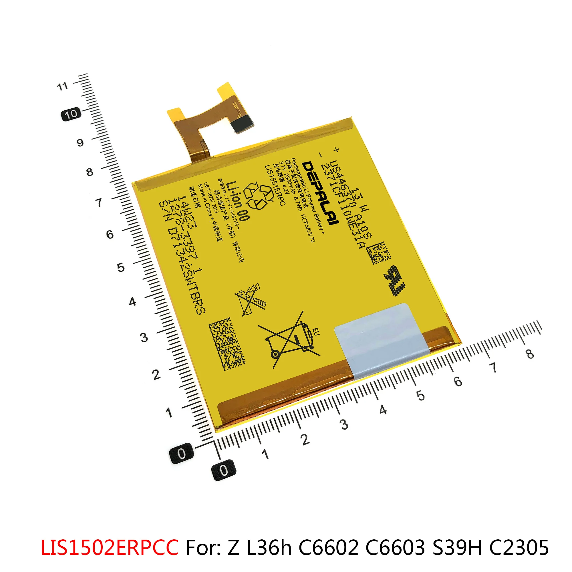 LIS1546ERPC LIS1501ERPC LIS1502ERPC battery For Sony Xperia C3 T3 S55T S55U ZL L35h L35 C6502 Z L36h C6602 C6603 S39H Batteries