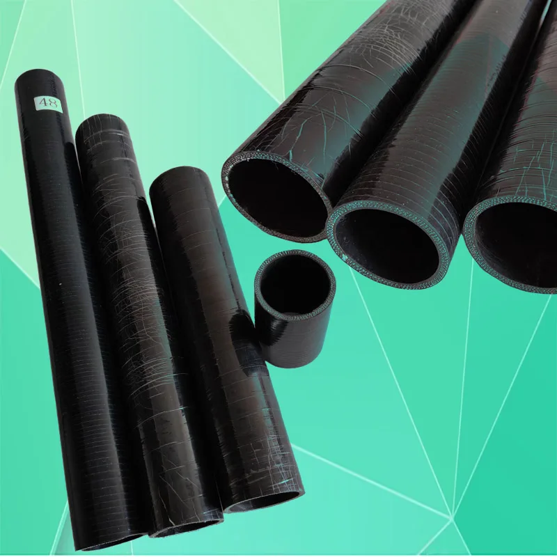 ID16-200mm blackstraight silicone intercooler tube, coolant hose length optional, high temperature and high pressure hose can be
