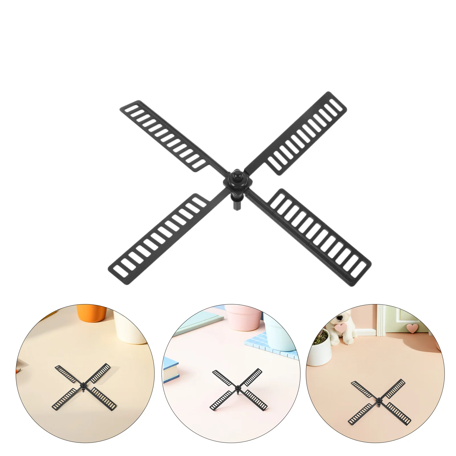 

2Pcs Outdoor Solar Windmill Replacement Blades Plastic Wind for Garden Lawn Yard Windmill Craft Supplies Decor