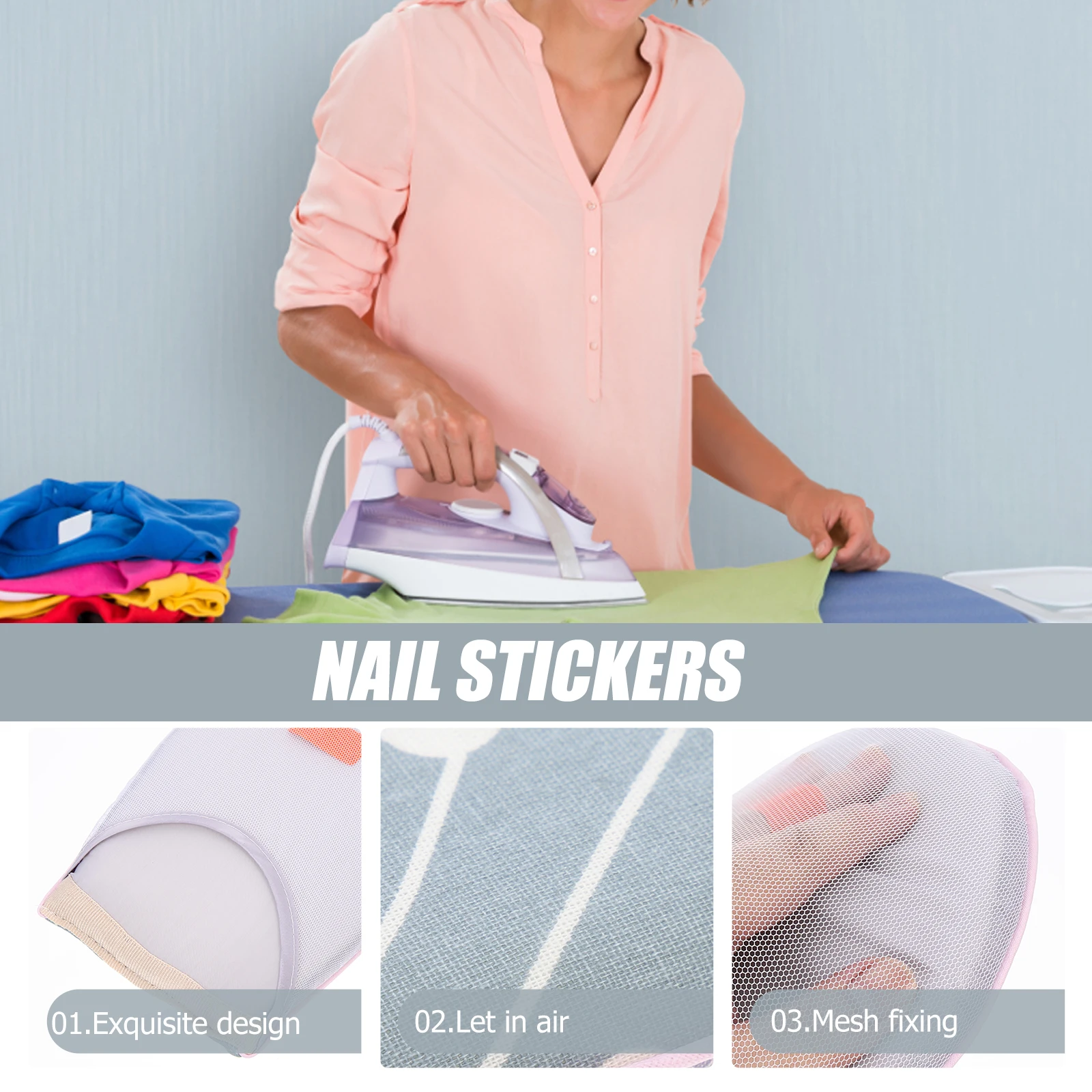 

2pcs Mini Board Foldable Cotton Small Ironing Board For Home Ironing Accessory Heat Resistant Plate Wall Hanging Design