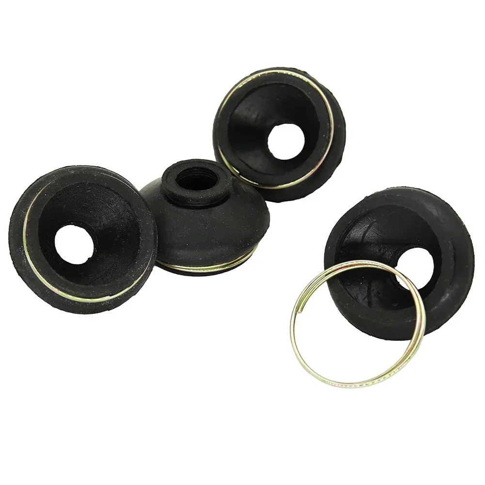 4Pcs Rubber M12 Suspension Steering Tie Rod Ends Ball Joint Dust Protection Cover For Chinese ATV Go Kart Quad Bike Parts