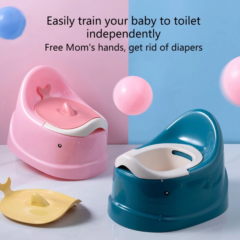 Toddler Potty Baby Toilet Trainer Portable Training Toilet For Travel Stable And Safe Oval Bottom Design Non Slip Potty For