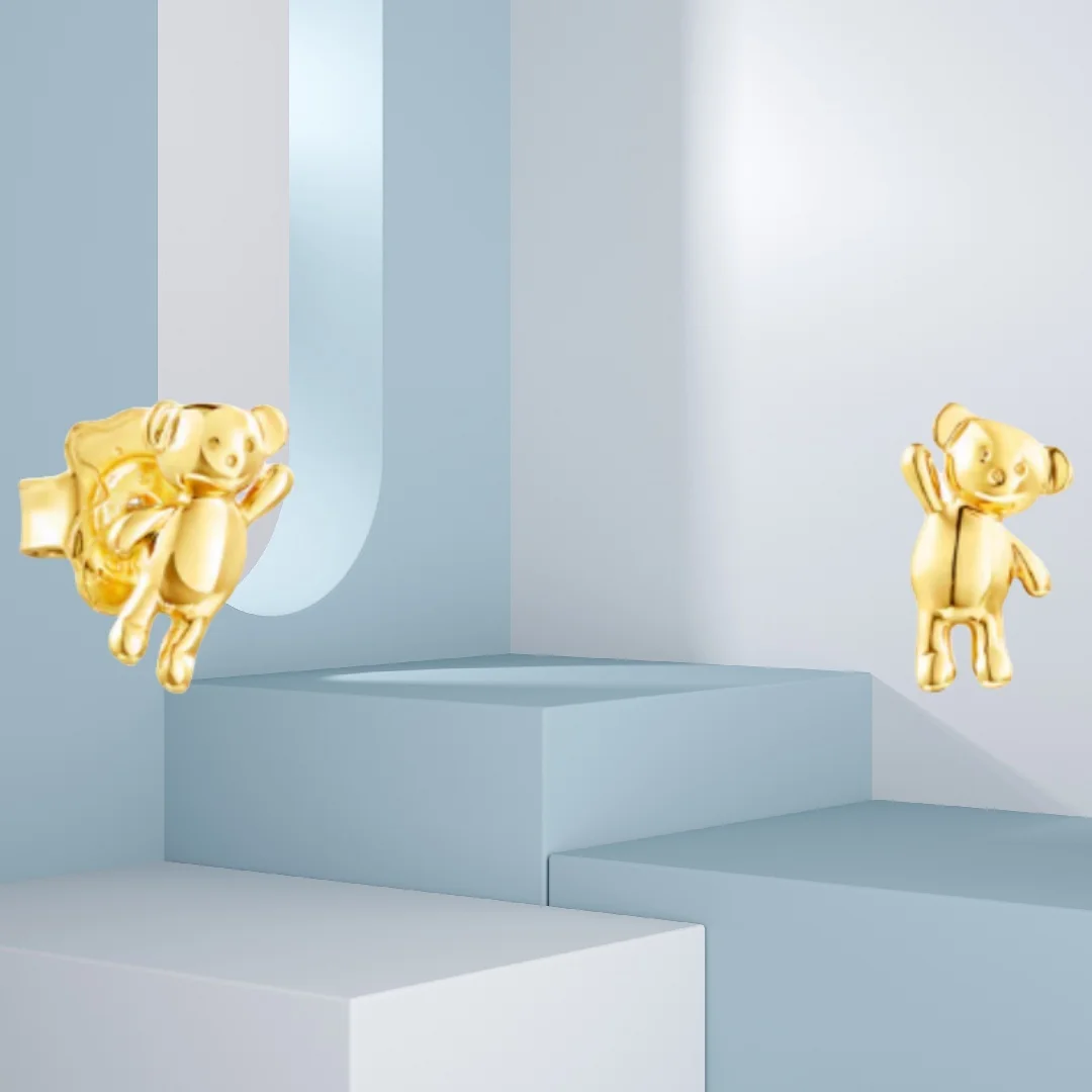 

Exclusive S925 Silver Spain Bear Studs - High-End Appeal, Unbeatable Price