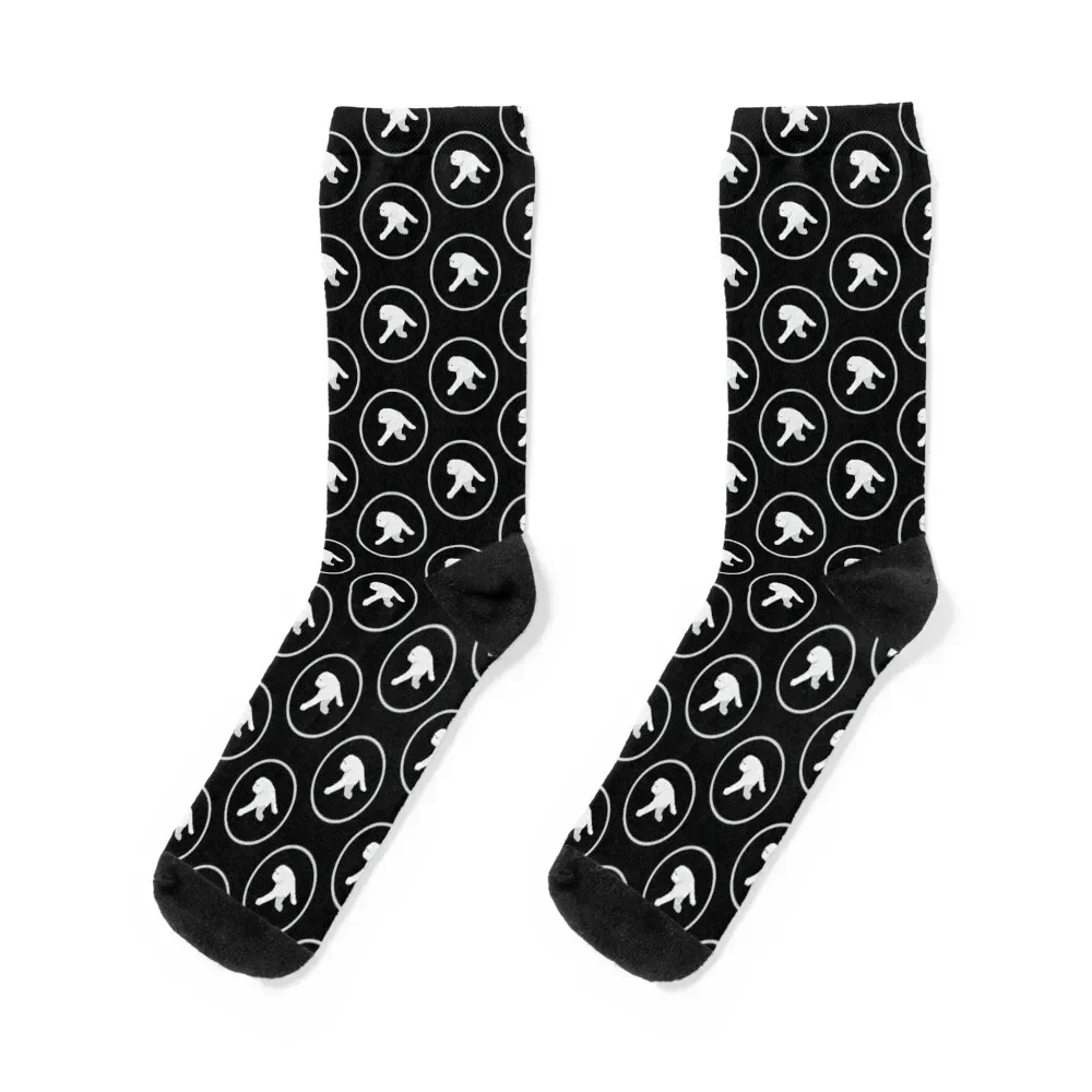 Aphex Twin - Two legged cat flat design. Socks soccer anti-slip Wholesale floor Socks Man Women's