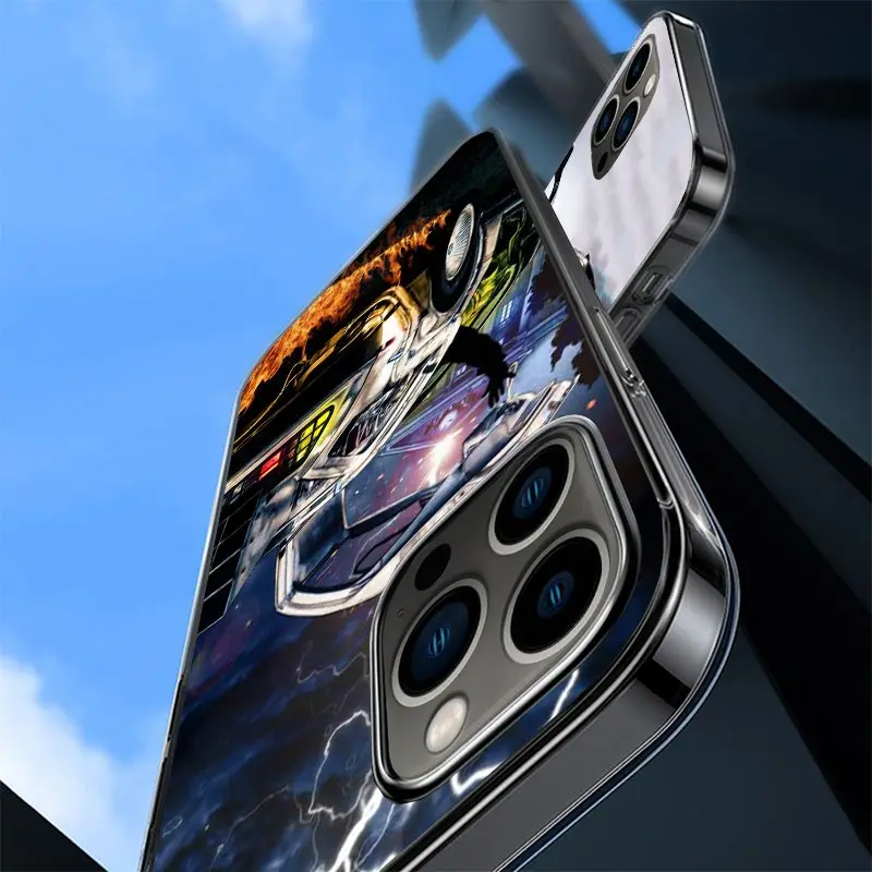 Back To The Future Time Machine Case Phone Cover for Apple iphone 16 15 14 13 12 Mini 11 Pro Max X XS XR 7 Plus 8 + SE 2020 Tren