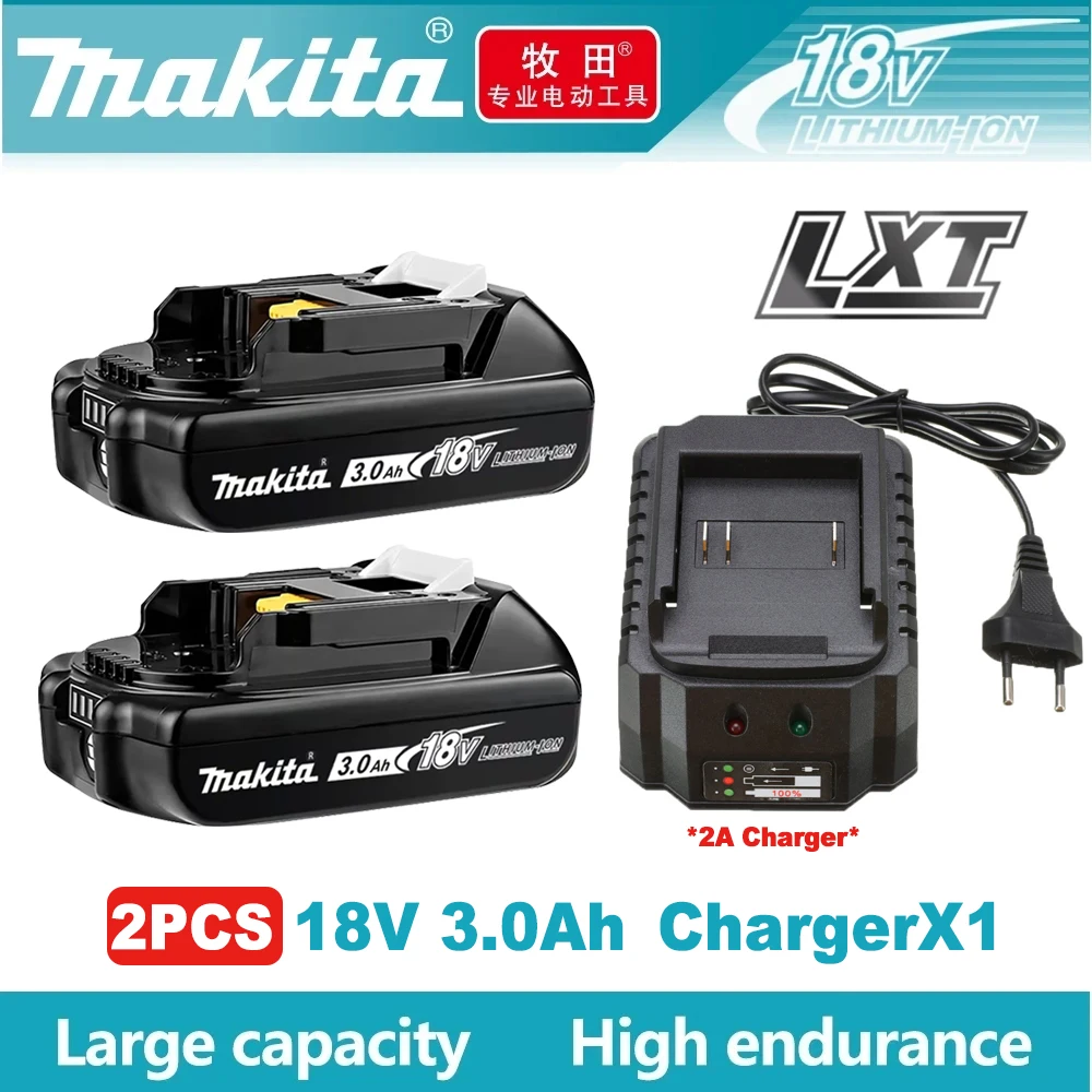 

Makita 3A/ 6A / 9Ah 18V Battery 18650 Lithium Replacement For Makita BL1830 BL1860 BL1890 LXT400 Electric Power Tools