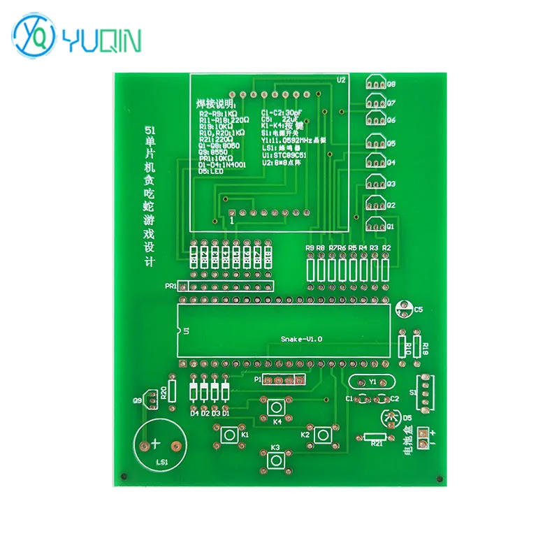 Gluttonous Snake Game Machine Circuit Board Welding Kit DIY Making  Electronic Skills Training