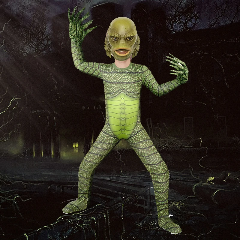 creature from the black lagoon dress Universal Monsters: CREATURE FROM THE BLACK LAGOON Vintage Movie Poster  Dress and Matching Bolero in Rust  Vixen by Micheline Pitt