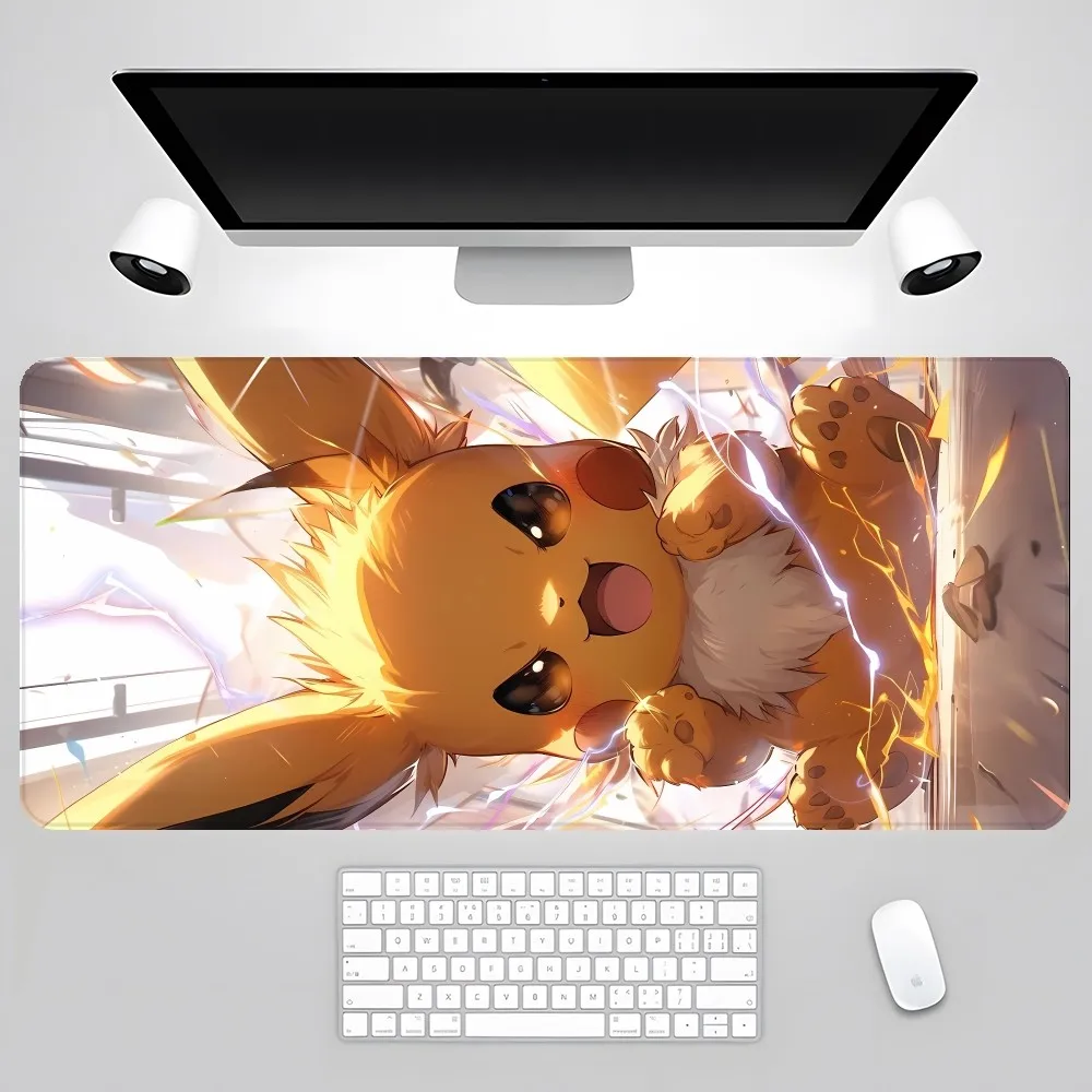 PikachuS Anime Mousepad 400x800 Gamer Pc Gaming Accessories Rubber Mat XXL Deskmat Mats Keyboard Cabinet Mause Laptops