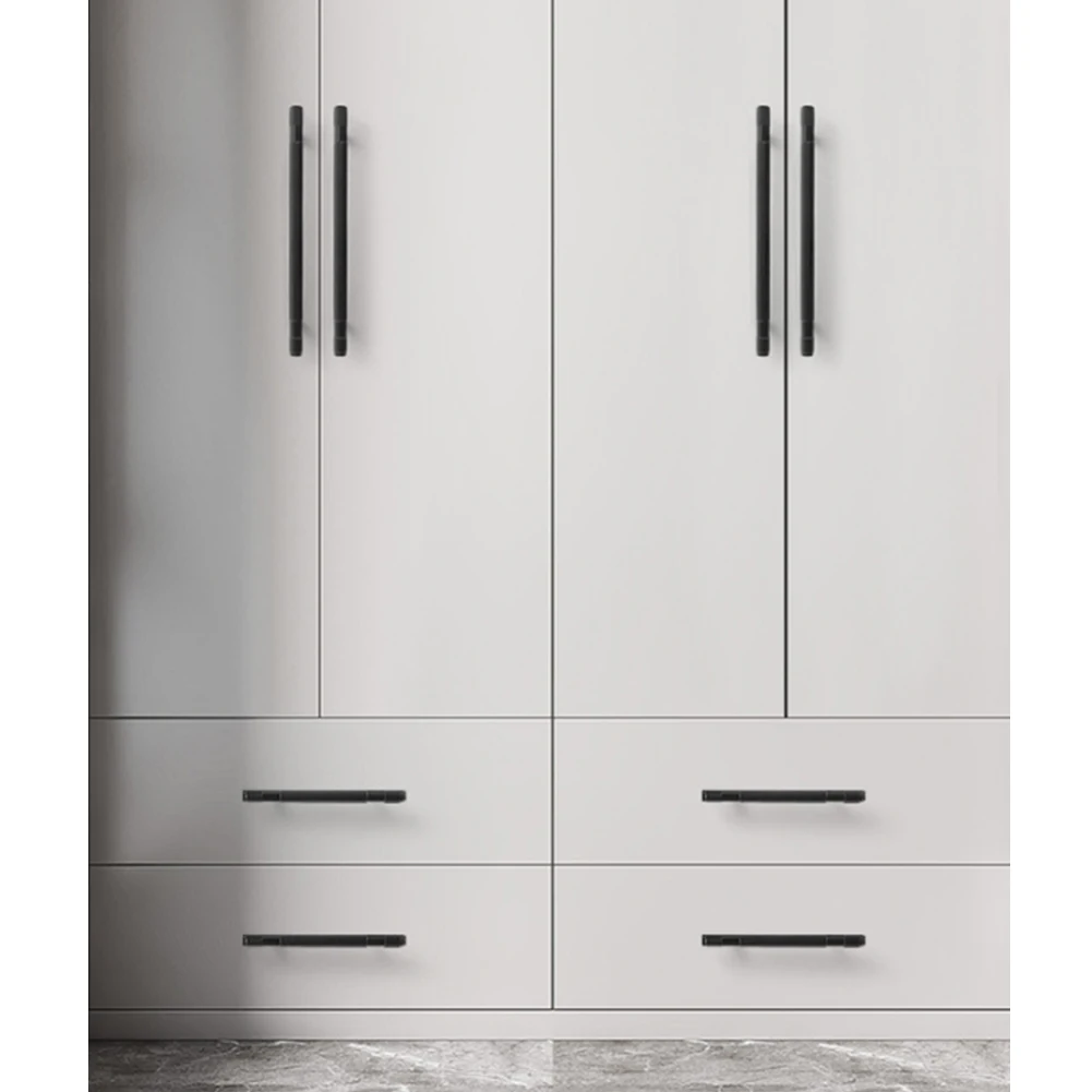 Rust Proof Aluminum Alloy Knurled T Bar Handle Texture Design for Comfortable Use Suitable for 20mm Thick Doors or Drawers