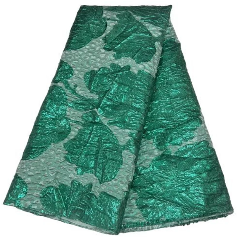 

Green High Quality African Nigerian Tulle Lace Fabric Organza Embroidery Guipure Party Gown Dress Brocade Jacquard French 5Yard