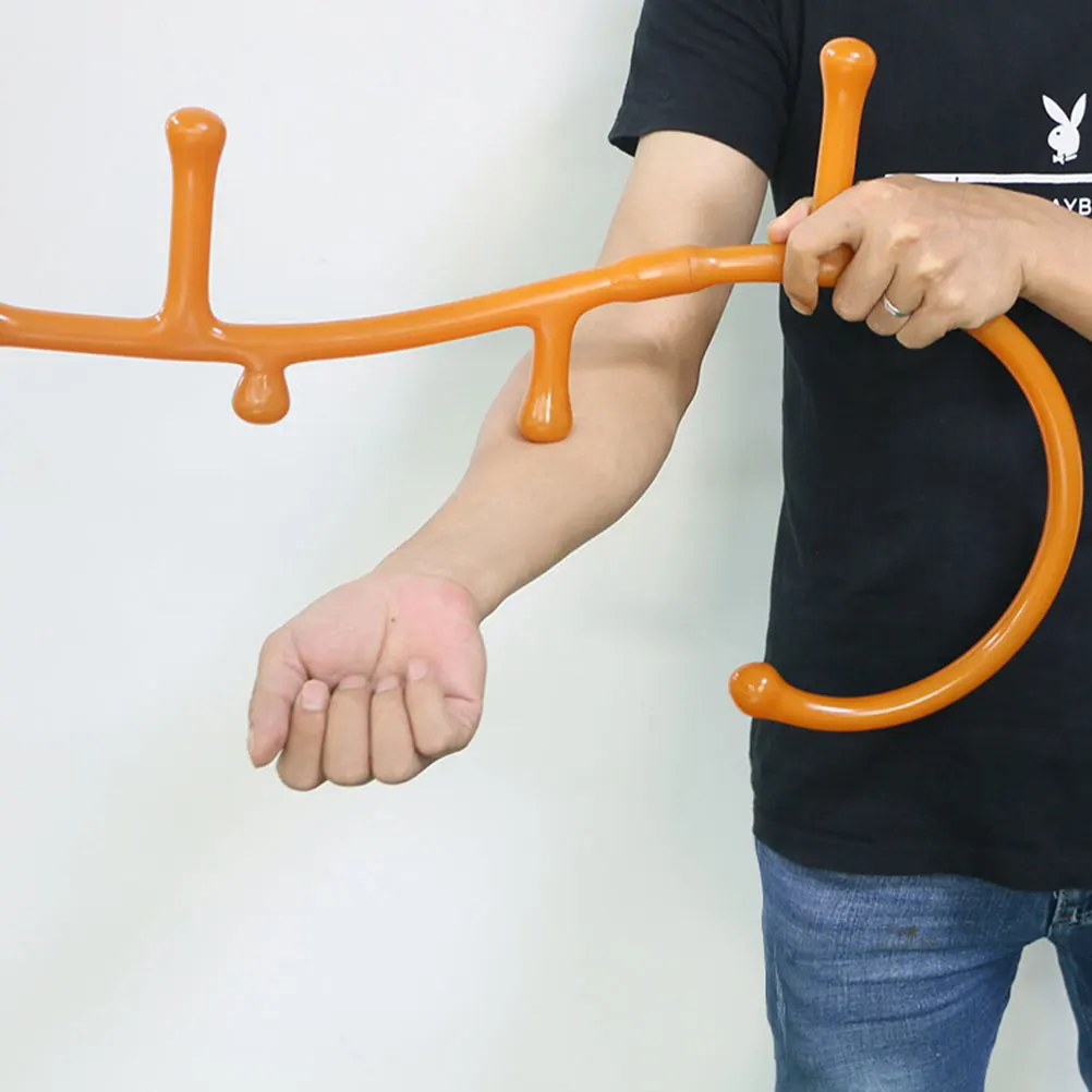 

Massage Stick Back Massager PP Material Ergonomic Design Detachable Storage Acupressure Tool Promote Circulation Body Parts Gift